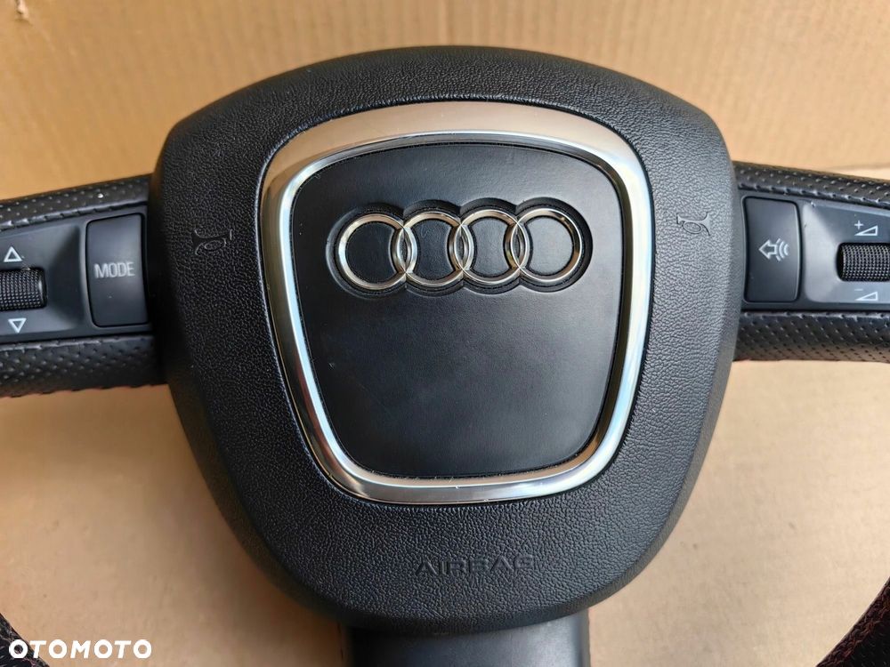 Kierownica z poduszką AUDI A4 B7 B8 A6 C6 S-LINE multifunkcja łopatki - 11