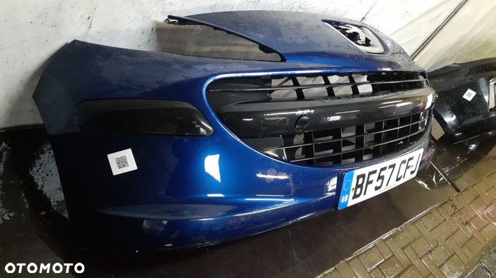 + ZDERZAK PRZÓD PRZEDNI DO PEUGEOT 207 EGED GRANAT - 4