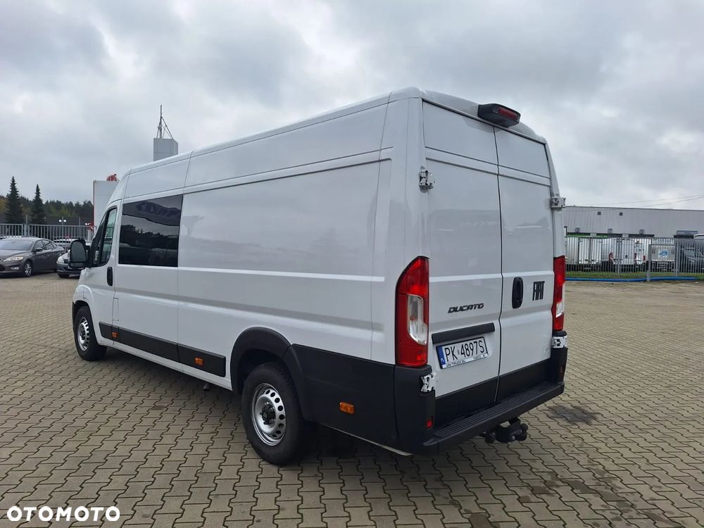 Fiat Ducato L4H2 brygadówka / doka / 7 osób / hak 3t / kamera / czujniki / nowa buda - 4