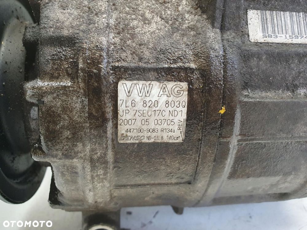 SPRĘŻARKA KLIMATYZACJI Audi Q7 4L 3.0 TDI _ 7L6820803Q - 2