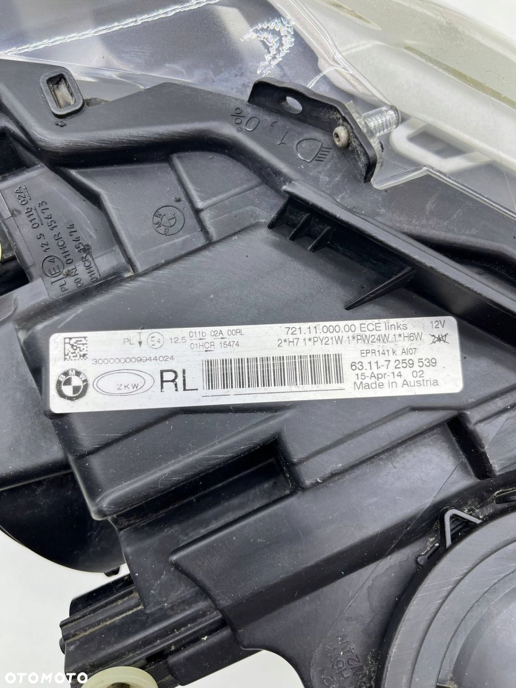 BMW 3 F30 F31 LEWA PRZEDNIA LAMPA ANGLIK 7259539 - 10