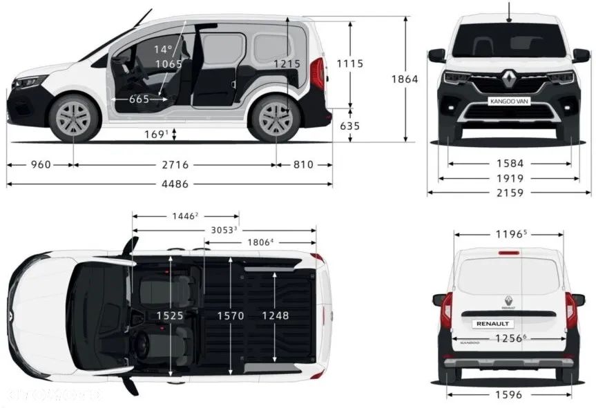 Renault EXPRESS KANGOO Dokker Partner Berlingo ProAce - 37
