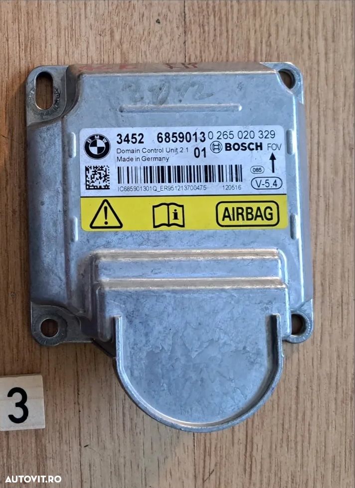 Modul airbag ICM V-54 pt model cu distronic Original BMW F10 F11 F01 F02 F03 F04 h - 1
