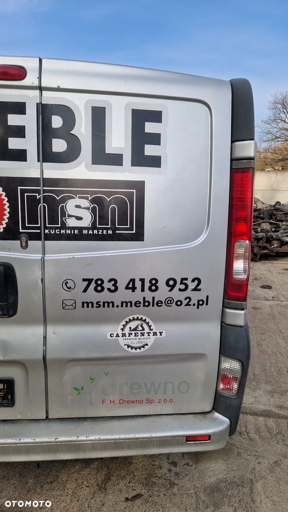 RENAULT TRAFIC II OPEL VIVARO 06- DRZWI PRAWY TYŁ SAN513 - 1