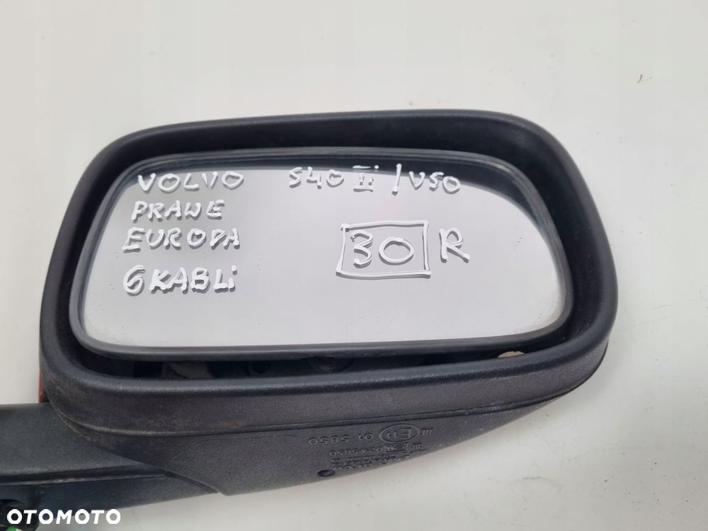 LUSTERKO Volvo S40 II V50 04-07r _ PRAWE PASAŻERA 6 Pin kabli EUROPA 3074 - 5