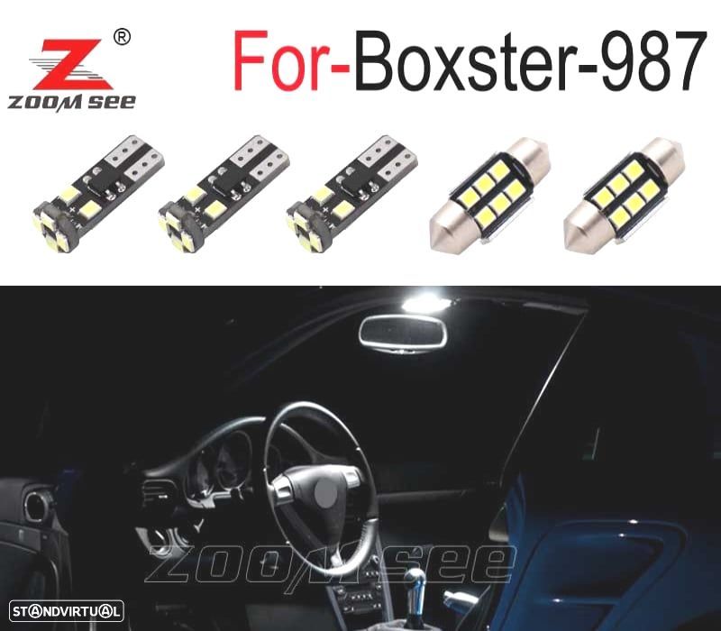 KIT COMPLETO 16 LAMPADAS LED INTERIOR PARA PORSCHE BOXSTER 987 BASE S 05-11 - 1