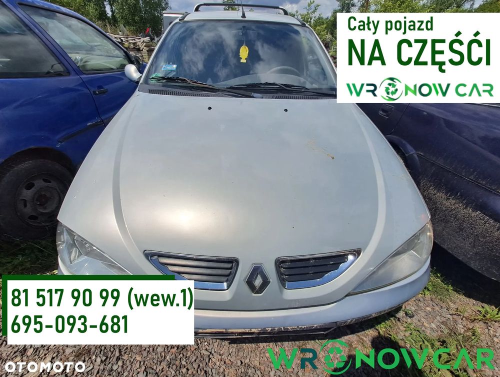 Renault Megane I FL (99-02r.) 1.6 B 107 KM. Silnik Z18XE Skrzynia.Cały na części.GWARANCJA !!! Przód Tył Zestaw Komplet Drzwi Klapa Zderzak Błotnik Maska Grill Atrapa Szyba Pas Lampa Lusterko Boczki Fotel Kanapa Kokpit Deska Rozdzielcza Przełącznik Włącznik Sterownik Przewody Wiązka Instalacja Moduł Komputer Czujnik Listwa Pompa Alternator Wtryski Głowica Rozrusznik Kompresor Sprzęgło Dwumas Silnik Skrzynia ABS Klimatyzacji Paliwa Wspomagania Kolektor Turbina Przepustnica Zawór Chłodnica Koło Hak Belka Sanki Zawieszenie Mcpherson Półoś Amortyzator Wydech Tłumik Zacisk Most - 1