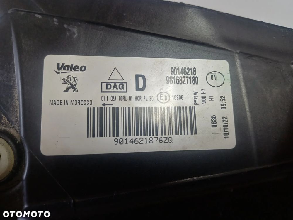 Lampa prawy przod peugeot rifter partner IV 4 led europa - 9