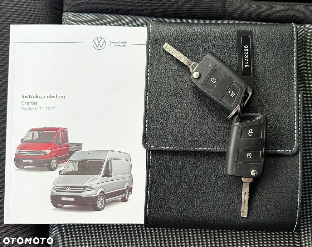 Volkswagen Crafter 177KM 7-Osobowy Automat Salon Polska Bezwypadkowy FVAT23% Gwarancja Do 2028r JAK NOWY NOWY !!! - 35