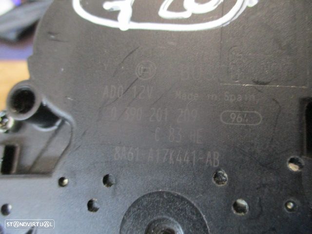 Motor Limpa Vidros Tras 8A61A17K441AB 0390201209 FORD FIESTA 6 FASE 1 2010 1.6TDCI 90CV 5P PRETO TRAS BOSCH - 4