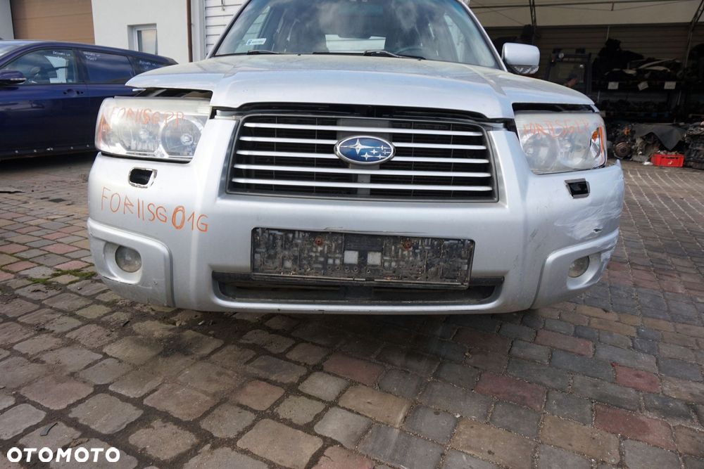 ZDERZAK PRZEDNI FORESTER II SG LIFT 01G 57704SA070 SREBRNY SUBARU 2006-2008 - 2