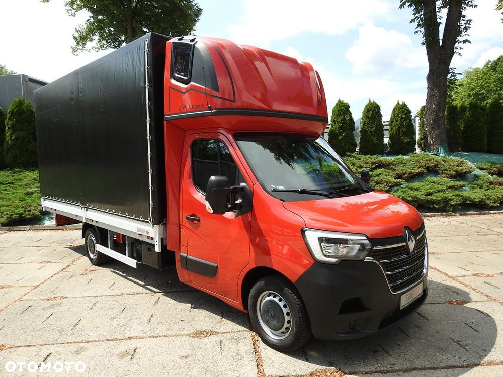 Renault MASTER PLANDEKA 10 PALET WEBASTO KLIMATYZACJA TEMPOMAT LEDY PNEUMATYKA  165KM - 19