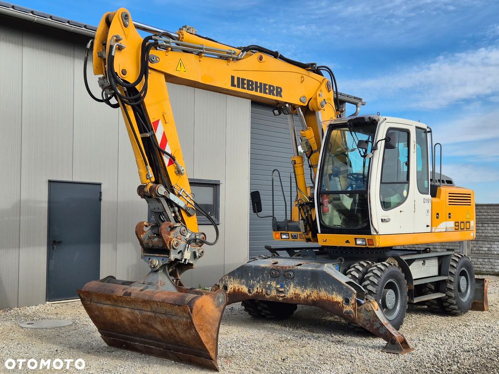 Liebherr A900 C PŁUG I PODPORY Z NIEMIEC SUPER STAN / 314 / 316 / 904 / 914 / 916 / 918 / 920 - 1
