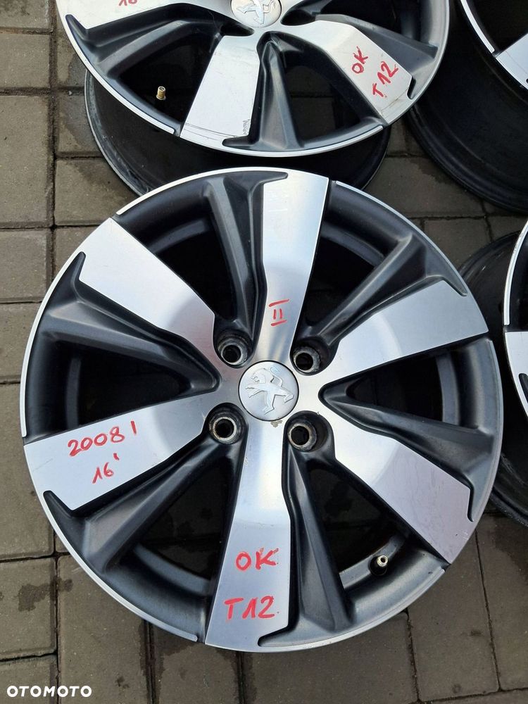 peugeot 2008 i felgi aluminiowe 16" 6,5" et20 4x108 9678398177 - 4