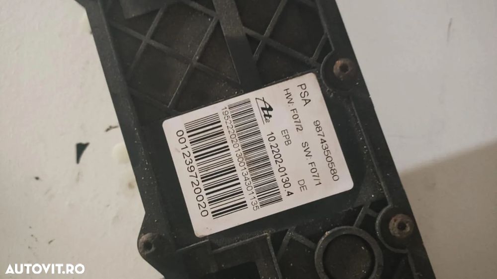 MODUL/ MOTORAS ELECTRIC FRANA DE MANA PEUGEOT 508 2010- 2018 9874350580 - 2