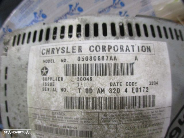 Radios 05080687AA  CHRYSLER GRAND VOYAGER 4 FASE 2 LONG 2006 2.8CRD 150CV 5P PRETO ORIGINAL DVD VIDEO - 5