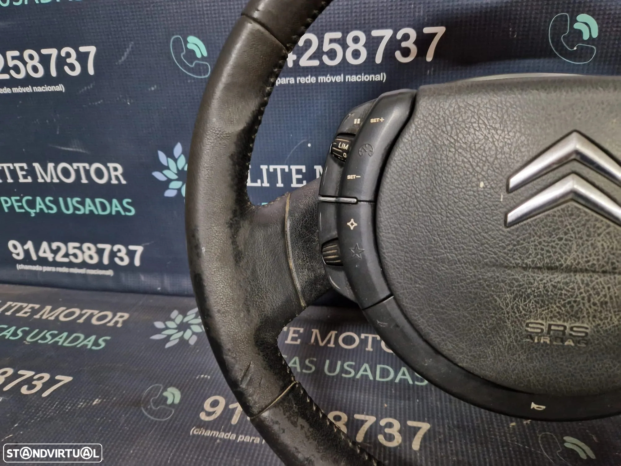Volante pele usado CITROEN C4 MULTIFUNÇÕES AIRBAG - 4