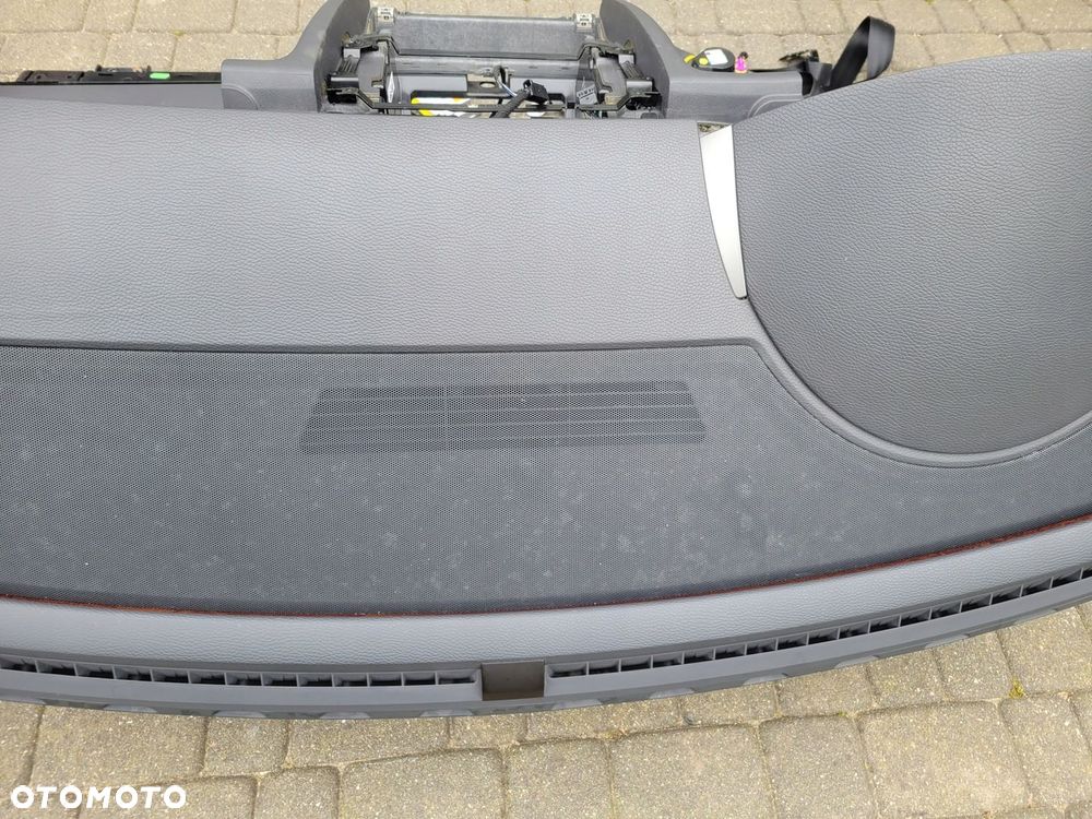 VW PHAETON II DESKA KONSOLA PODUSZKI PASY AIRBAG ANTHRAZIT ORYGINAŁ - 11
