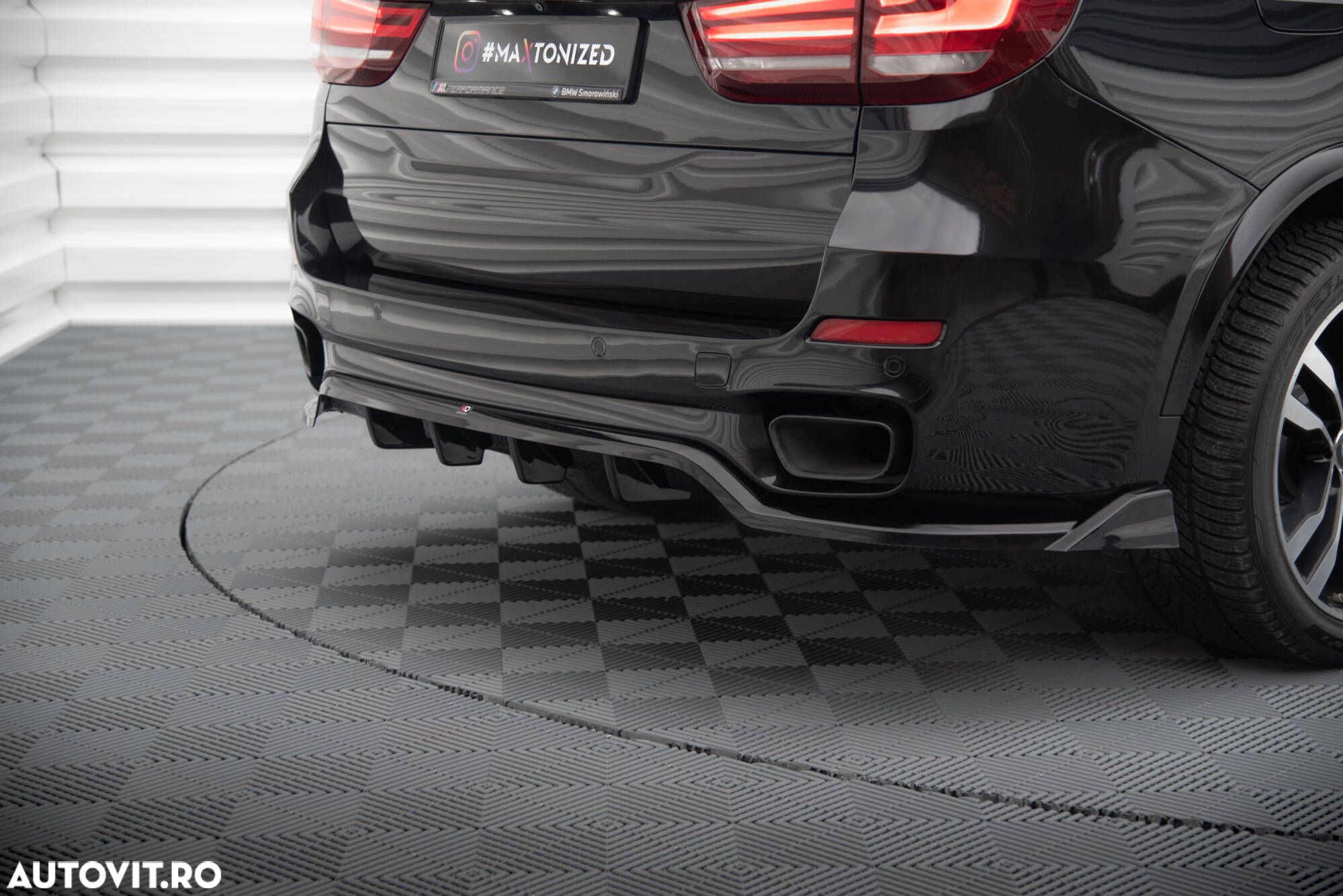 Prelungire Bara Spate compatibila cu BMW X5 F15 M-Pack V.2 Maxton Design - 4