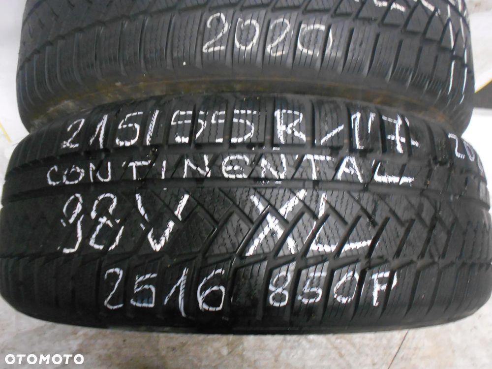 OPONY 215/55R17 CONTINENTAL WINTER CONTACT TS 850P XL DOT 2020 / 2516 8MM - 2