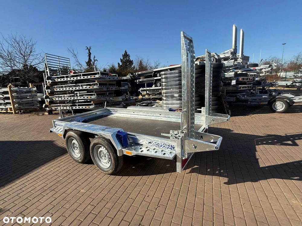 Niewiadów Przyczepa do przewozu sprzętu budowlanego Niewiadów K3027 Najazdy 305x155 cm pod minikoparke walec dostawa pod dom - 3