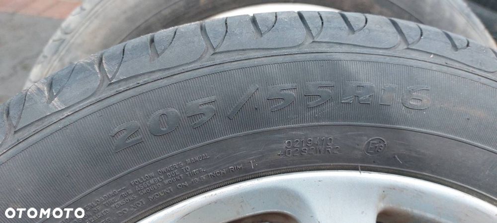 OPONY + FELGI ALUMINIOWE MAZDA 6,5JX16 5X114,3 205/55R16 DĘBICA PRESTO HP - 9