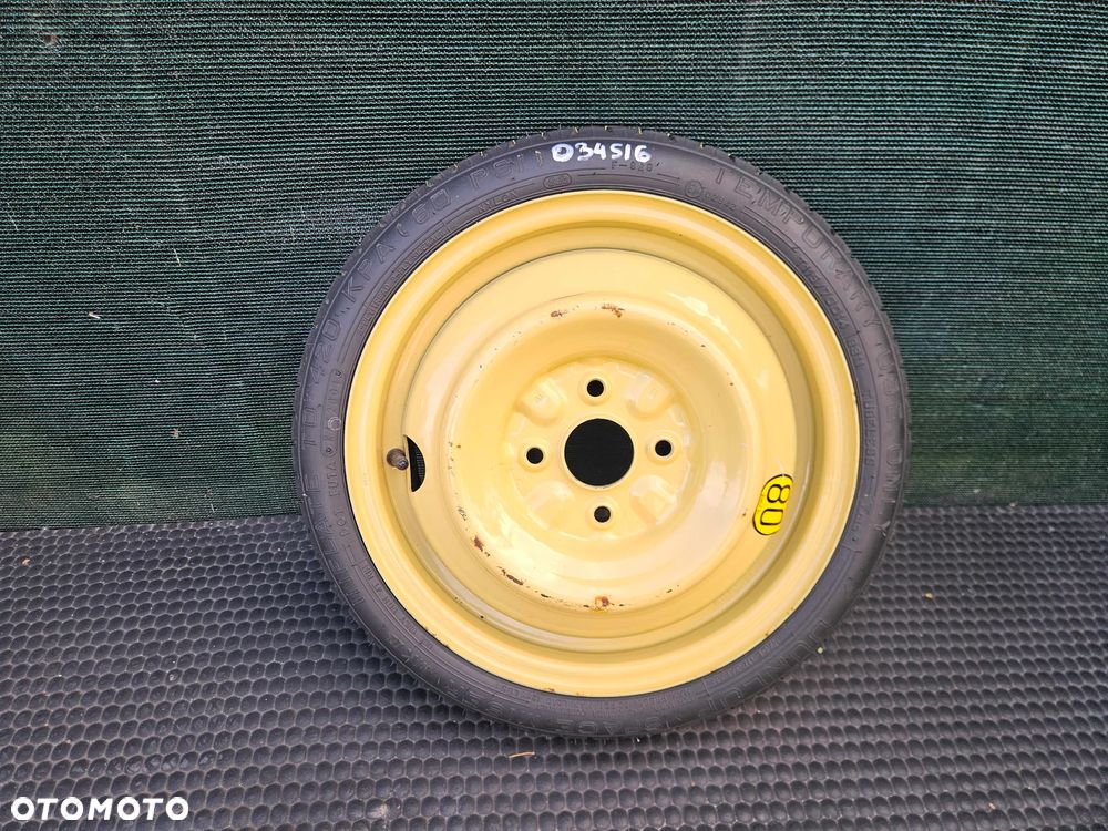 Koło Dojazdowe Dojazdówka Zapasowe Zapasówka 4x100 T115/70 D14 88M Toyota Yaris I 1 Honda - 1