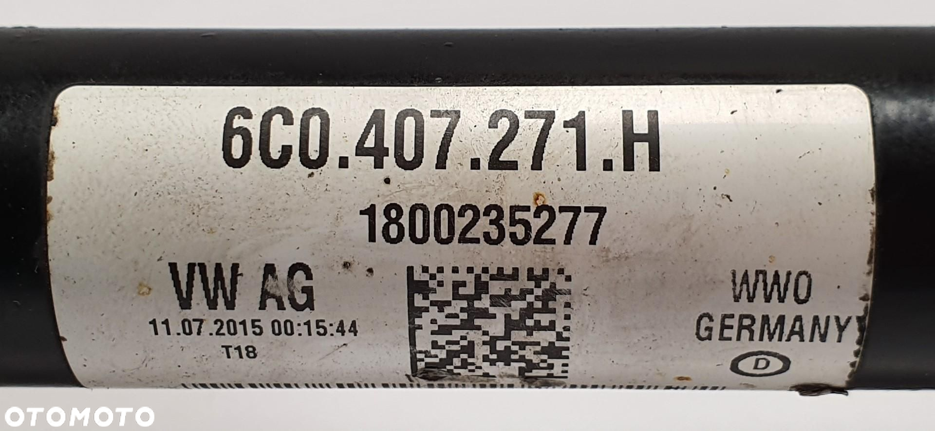 PÓŁOŚ LEWY PRZÓD SKODA FABIA 3 III MPI 6C0407271H - 4