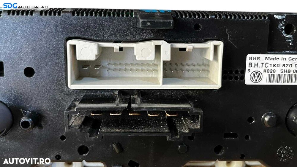 Panou Modul Unitate Comanda AC Aer Conditionat Clima Climatic Volkswagen Jetta 3 MK3 2005 - 2011 Cod 1K0820047HB 5HB009352 [LC0584] - 5