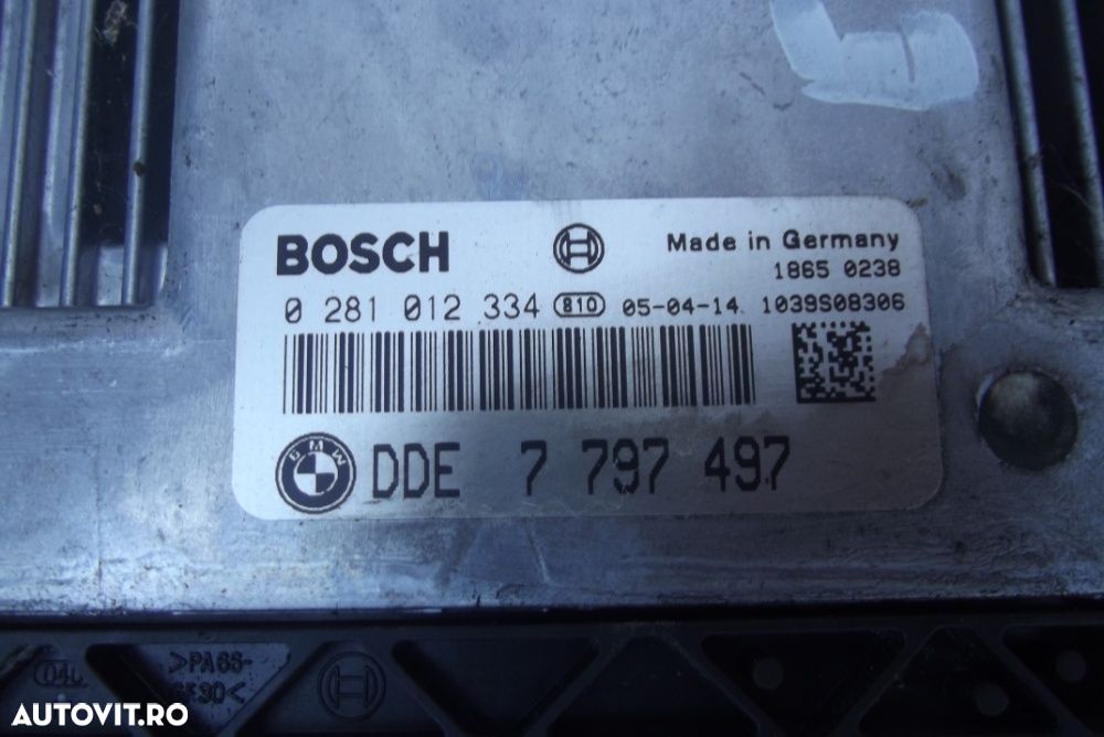 Calculator Motor BMW E87 2.0 ECU BMW Seria 1 dezmembrez BMW e87 2.0 - 4