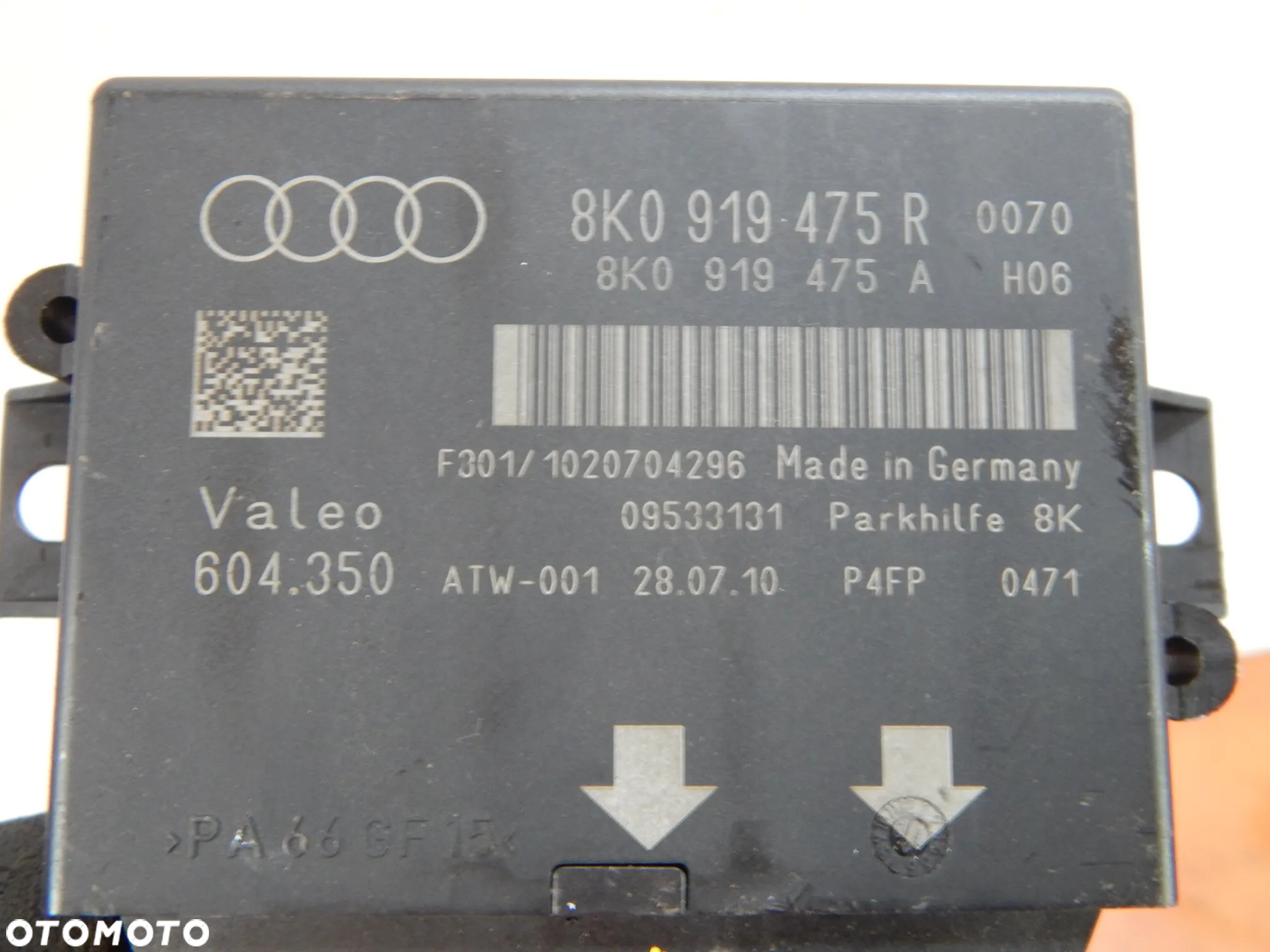 Moduł PDC czujników 8K0919475R  AUDI A4 s4 A5 B8 08-15 Łuków części - 2