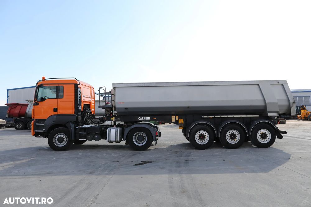 MAN TGS 18.480 4x4 + Semiremorcă Carnehl CHKS/AH Aluminiu - 8