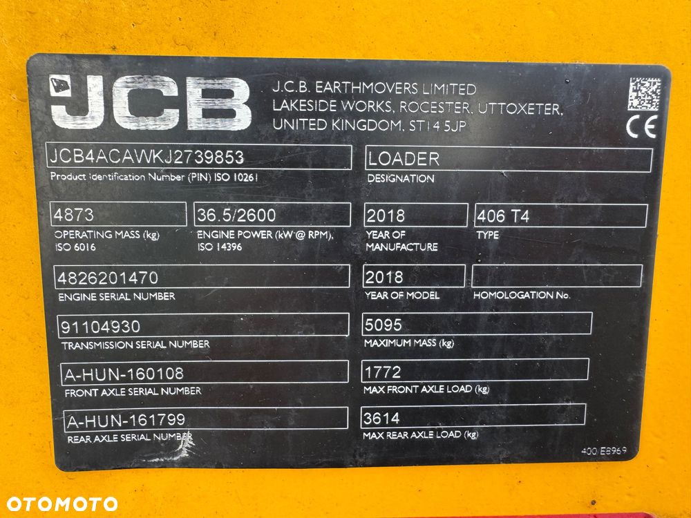 JCB 406 T4 - 13