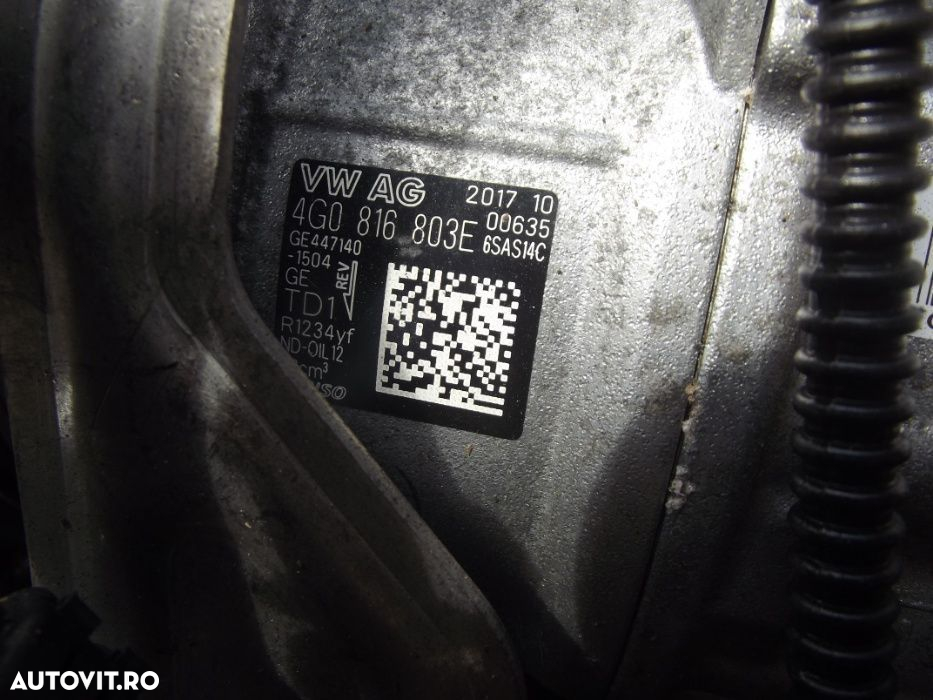 Compresor clima Audi A6 C7 motor 2.0tdi euro 6 Audi A5 Audi Q5 Audi A4 - 2