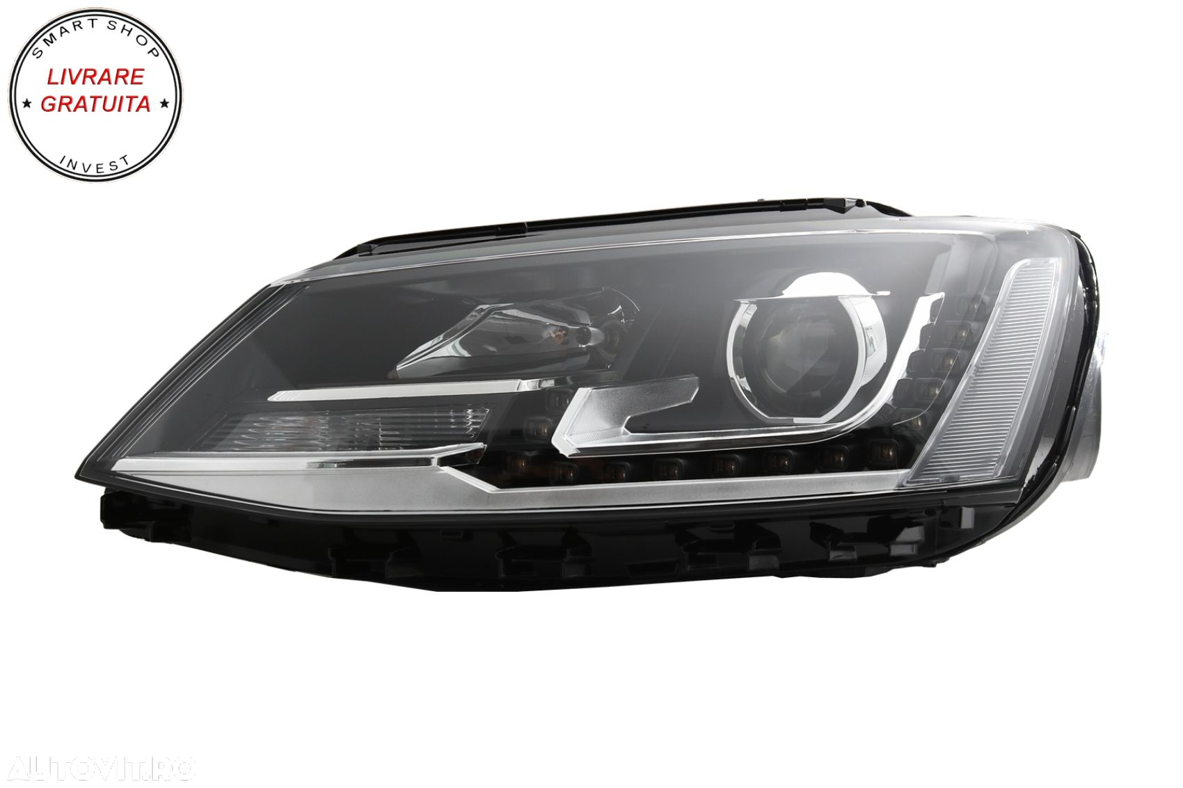 Faruri LED DRL VW Jetta Mk6 VI (2011-2017) GTI OE Design- livrare gratuita - 8