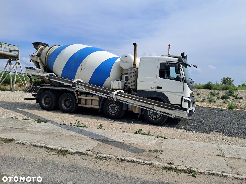 Volvo FMX 500 8X4 10m3 gruszka + 11m rynna hydrauliczna, ster radiowe, euro 6 - 2