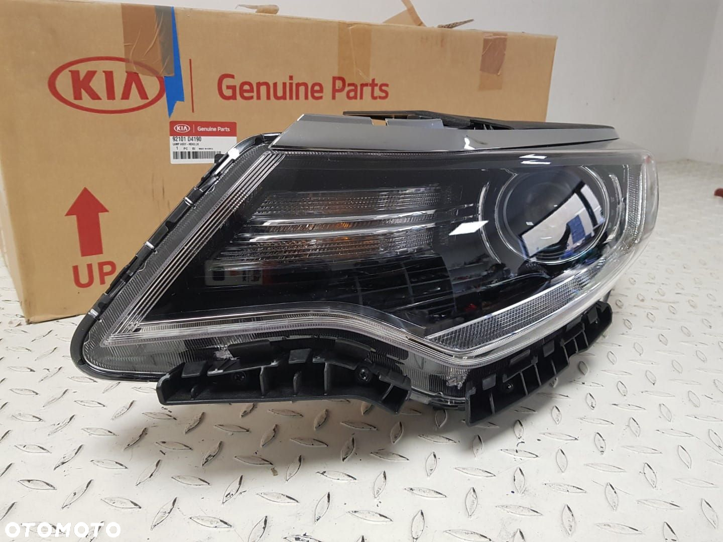 NOWA ORYGINALNA LAMPA LEWA PRZEDNIA XENON + LED KIA OPTIMA 4 IV 15-19 KOMPLETNA EUROPA 92101D4190 - 4