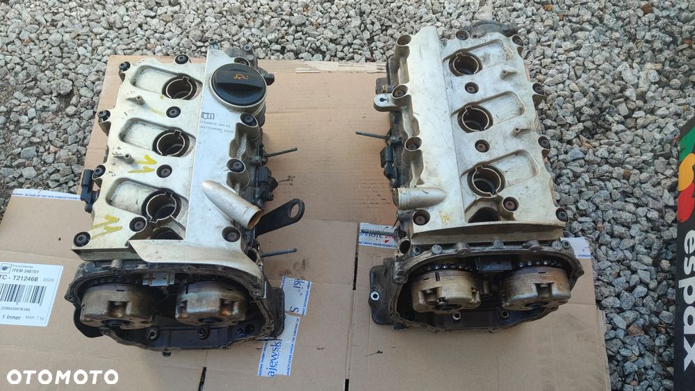 Audi A6 A8 a4 3.2 fsi BPK AUK Głowica Silnika Kompletna Lewa Prawa - 1