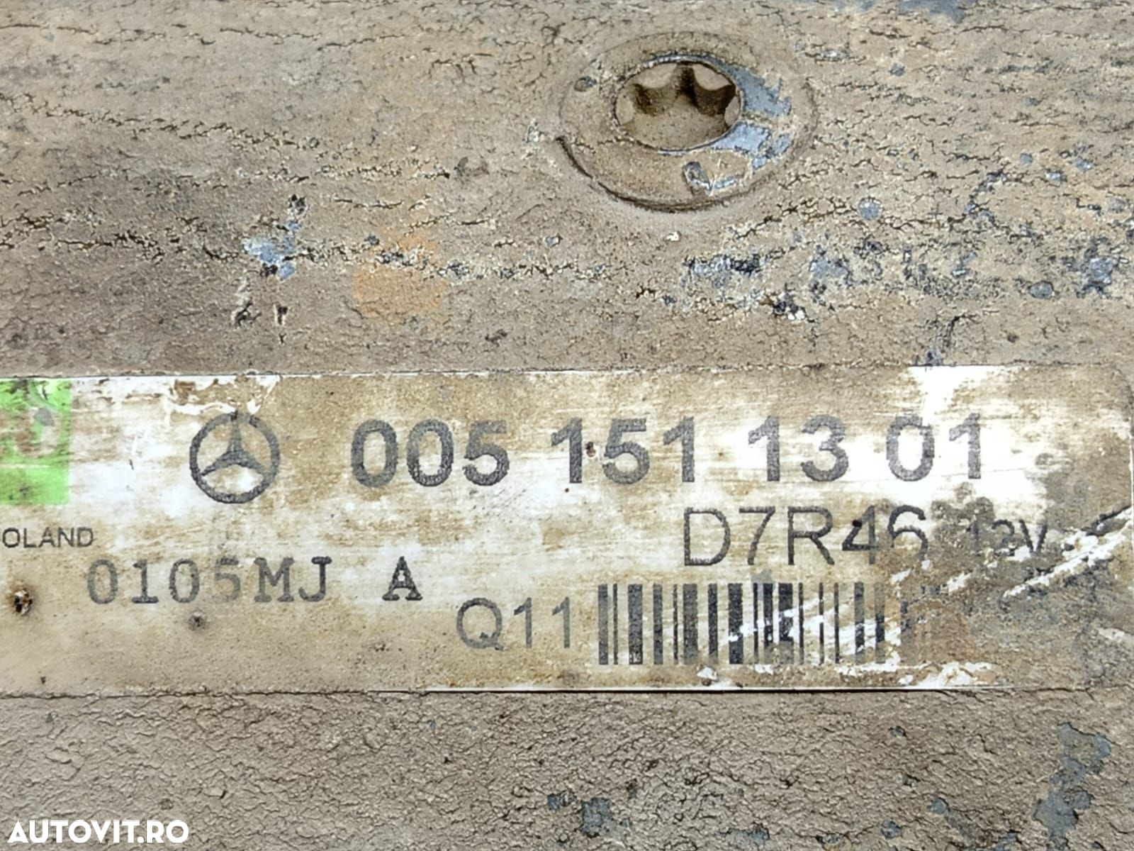 Electromotor 0051511301 2.2 cdi om646.980 Mercedes-Benz Vito W639 [20 - 3