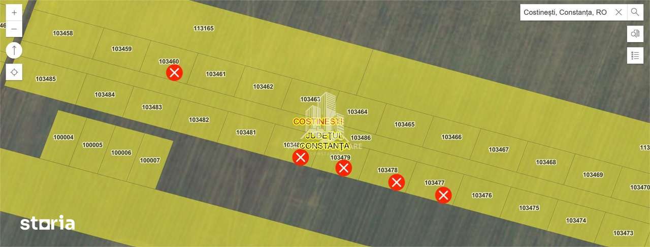 Teren intravilan– Costinesti, zonă în dezvoltare, ideal investitie - Imagine principală: 2/7