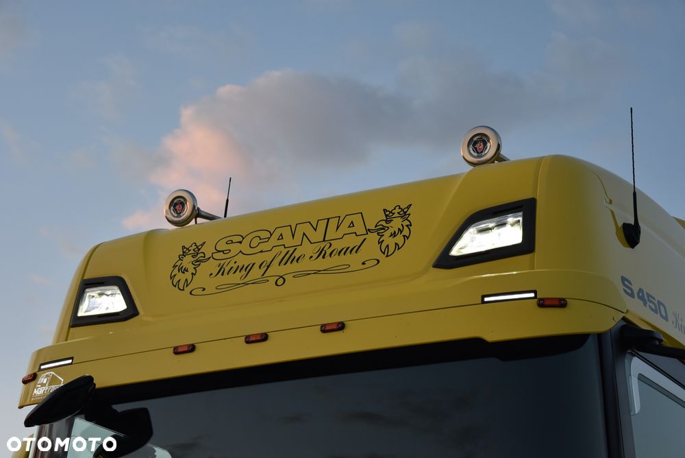 Scania S450 / ALU-FELGI / VIRTUALNE ZEGARY / CENTRALNE SMAROWANIE / SKÓRA / FULL LED / STANDARD / RETARDER / HYDRAULIKA ! PTO! Jak nowa ! ! - 40