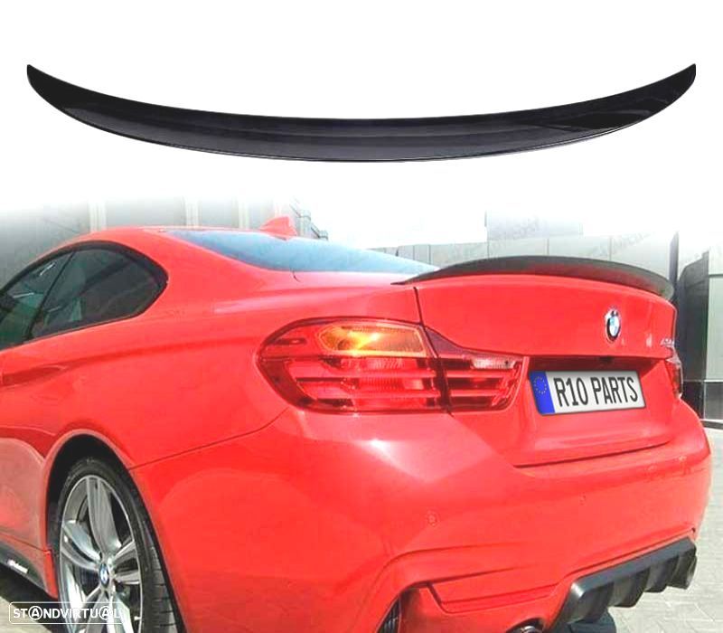 AILERON BMW F32 13-18 LOOK M PERFORMANCE PRETO BRILHO - 1