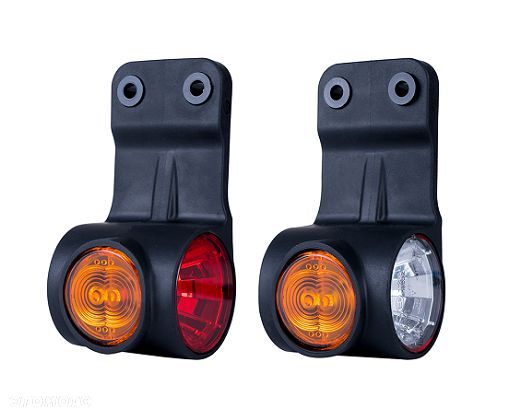 LAMPY OBRYSOWE ROGOWE LED DO NACZEPY 12/24V - 1