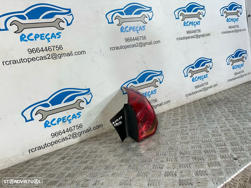 .Conjunto Farolins Led Tras Traseiro Direito Esquerdo Original GM Opel Astra J 13306460 13306459 2009 - 2015 - 7