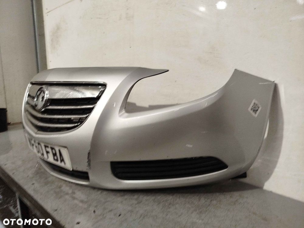 + ZDERZAK PRZÓD PRZEDNI OPEL INSIGNIA I 1 A Z157 Z176 SREBRNY - 2