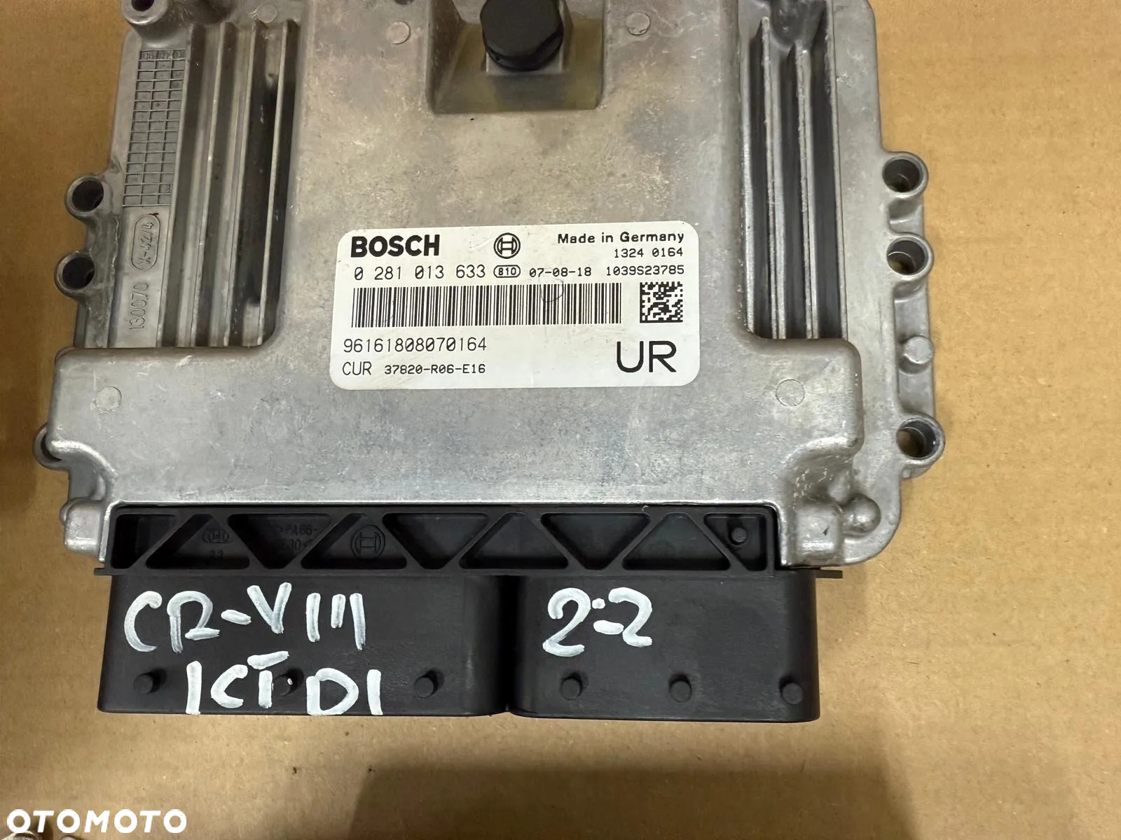 HONDA CR-V III 2.2 I-CTDI 06-09 ZESTAW DO ODPALENIA KOMPUTER 37820-R06-E16 - 2