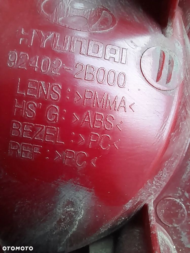 HYUNDAI SANTA FE  II LAMPA TYLNA PRAWA TYĽ 06-> - 8