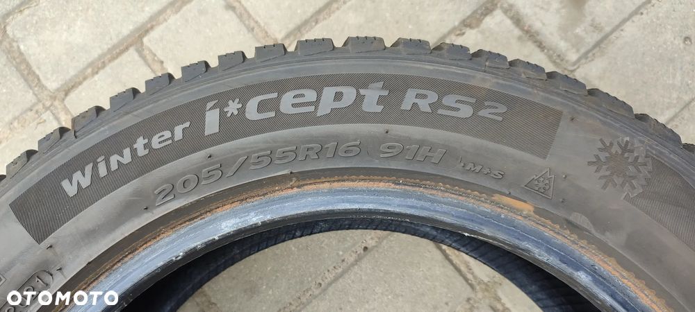 OPONY ZIMOWE 205/55R16 HANKOOK WINTER I CEPT RS2 (2021) ZIMA 7mm KOMPLET 4 SZTUKI - 5
