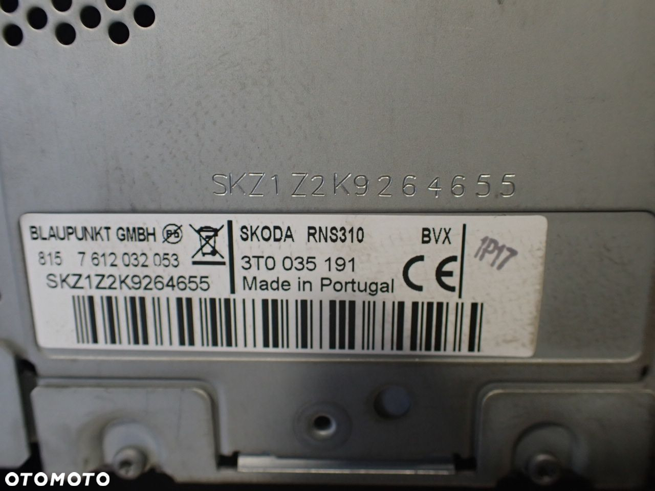 RADIO Z NAWIGACJĄ SKODA OCTAVIA II 1.6TDI LIFT 3T0035191 - 7