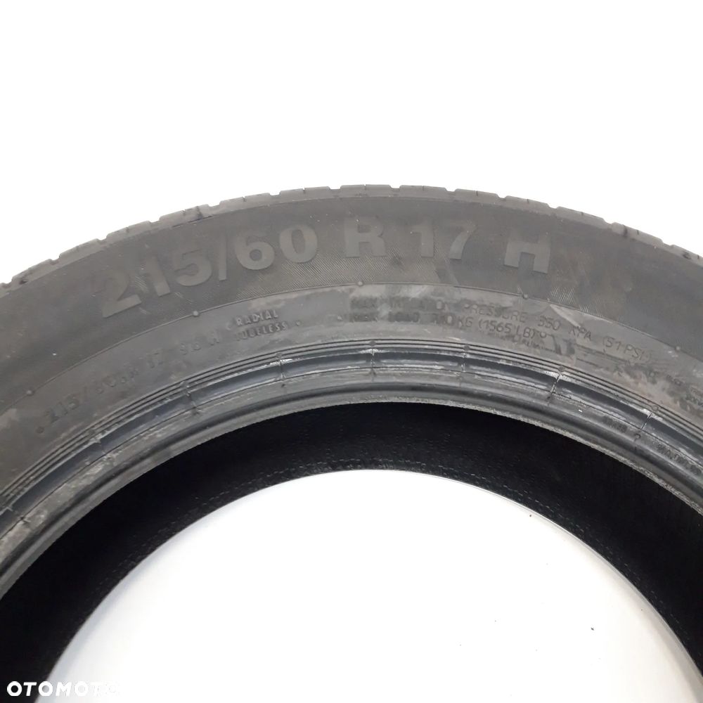 OPONY Letnie 215/60R17 CONTINENTAL CONTIECOCONTACT 5 2017 Opony DEMO NOWE Komplet 4 sztuki - 5